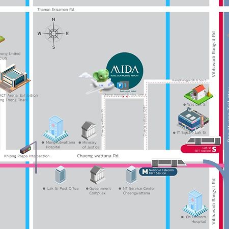 Mida Hotel Don Mueang Airport Bangkok Eksteriør bilde